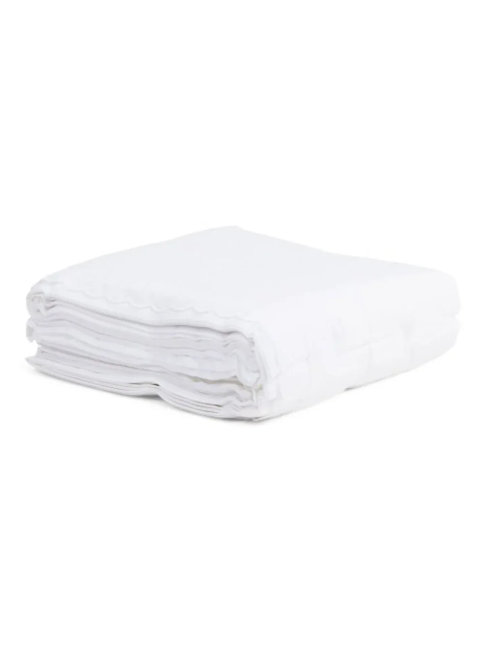 DOCOFIL Made In Portugal Scallop Ruffle Sheet Set